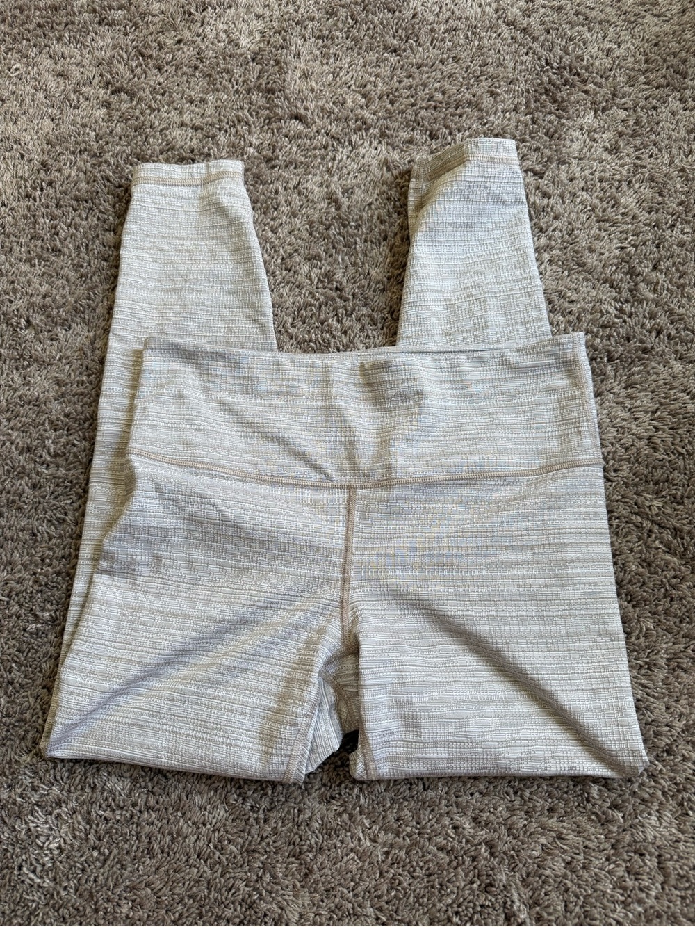 Athleta Cream Leggings
